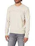 Softer Herren Pullover mit großem Logo, bequemes Sweatshirt aus Bio-Baumwolle, Herren Hoodie mit R