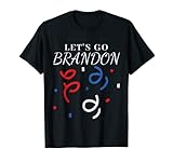 Let's Go Brandon Flagge Lets Go Brandon Funny Chant Meme T-S