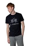 La Martina Herren Ramon T-Shirt, Blau (Navy 07017), X-Larg