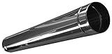 Rohr, Edelstahl EW, Länge 1,0 m, Durchmesser 120 mm, Schornstein Sanierung Rauchrohr Ofenrohr Abgasrohr (120)