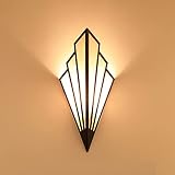 Modern innen wandleuchte LED warmweiß Wandlampe Modern Stil Stoffschirm Wandbeleuchtung Wandlicht Stoff kompakt Beleuchtung für Flur Treppen Schlafzimmer Wohnzimmer 3000K,Schw