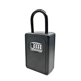ShinMoon Key Lock Box Wandhalterung Tragbare witterungsbeständige rückstellbare Kombination for Außenbereiche Garage Ersatzteile (Size : CH-802B)