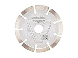 Mivos Professionelle Diamant-Trennscheibe V-Plus 230 x 2,5 mm / Diamanttrennscheibe Segment / Diamantscheibe zum Schneiden von allen Baumaterialien wie Stein, Beton, Zieg