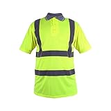 BLACKROCK 80314 Gelb High Visibility Polo T-Shirt EN471 Klasse 2