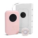Phomemo D30 Etiketten Bluetooth Etikettendrucker Etikettiergerät Beschriftungsgerät Selbstklebend Wireless Labeldrucker für Zuhause, Büro,Datum, Name,Kompatibel für Android & iOS-System，R