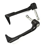 TINGTING TTRS Store Schwarz Curved Adjustable Motorrad Pro Lever Guards Fit for Kawasak Fit for Suzuki Fit für Yamaha (Color : Black)