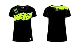 VR 46 Mädchen und Teenager Monster Energy 46 T-Shirt, Schwarz, M