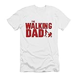 Gözəl Sommer Neue Männer einfaches T-Shirt The Walking Dad Buchstabe-Druck-T-Shirt Geschenk (Color : 003, Size : XXXXL)