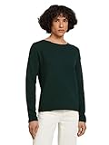 TOM TAILOR Damen 1028997 Basic Structured Pullover, 10771-Dark Pine Green, XXS