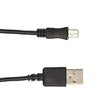 Kingfisher Technologie 2 m USB DATENKABEL Synch und Ladegerät Power schwarz Kabel führen Adapter (22AWG) für August DP150 A Digitaler Bilderrahmen Schlüsselanhäng