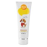 Jeanoko 80g Hundehaarfarbe Färben Färben Harmloses natürliches Färbemittel Völlig ungiftig Sicher Mehrfarbige Farben für Hunde Katzen(Orange)