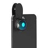 238° Super Fischaugen-Objektiv mit Clip, Handy-Kameraobjektiv kompatibel mit iPhone 13/13 Pro/13 Pro Max, iPhone 12, iPhone 11, Samsung, LG, Pixel usw. (Fisheye-Objektiv)