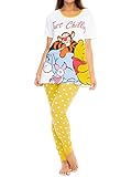 Disney Damen Schlafanzug Winnie Puuh Mehrfarbig S