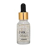 Augenserum 24K Gold Collagen Augencreme Mild, Nicht Reizend, Feuchtigkeitsspendendes Anti-Falten-Beruhigendes Augenpfleg