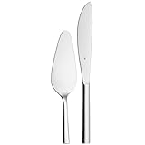 WMF Nuova Obst-/ Kuchenbesteck Set 2-teilig, Tortenmesser, Tortenheber, Cromargan Edelstahl poliert, spülmaschinengeeig