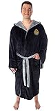 Harry Potter Erwachsene Fleece Plüsch Kapuzenmantel – Big and Tall – Gryffindor, Slytherin, Ravenclaw, Hufflepuff, Hogwarts, Hogwarts, XX-Larg