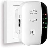 EU-MT-W Aigital WLAN Booster Repeater WiFi Verstaerker Range Extender 300Mbps Multifunction Mini Wi-Fi Signal-verstärker Wireless Access Point 2.4GHz mit WPS Funktion Willigt IEEE802.11n/g/b