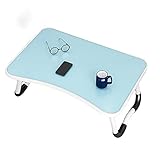 ZXCVB Bett Tisch,Laptop Betttisch,Lap Stehender Schreibtisch,Kleiner Klapptisch,klappbarer Lapdesk,Stark Und Stabil,für Bett Und Sofa,B