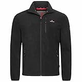 Höhenhorn 3D5 Eigler Herren Fleece Jacke Full Zip Schwarz Gr. L