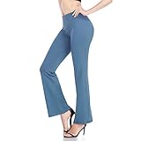 CARXIU Damen Athletic Yoga Hose Hohe Taille 4-Wege-Stretch Bauchkontrolle nicht durchsichtig Bootleg - B