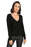 Bonamaison Women's TRYKC102081 Cardigan Sweater, Schwarz, M