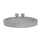 Rivanto® Vogeltränke Beton XL, Vogelbad, L 38,9 x B 38,9 x H 9,2