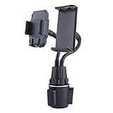 BMBN Handyhalter, Auto Dual Handyhalter Halterung Universal Fit Stabiler Ständer Platzsparend Einfach zu bedienen Freilauf Schwanenhals Einstellb