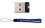 SanDisk Cruzer Fit USB Flash Drive Bundle Low Profile Tiny Drive with (1) Everything But Stromboli (TM) Lanyard (32GB)