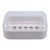 BDYALINGVN Seifenschale Abdeckung ablauf dampory Toilette Badezimmer seife Box Regenmantel seife Box Badezimmer spülkasten Haushalt Shower Reisen (Color : Beige)