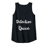 Damen Detective Queen Espionage True Crime Investigator Spionage Tank Top