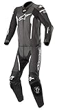 Alpinestars Missile Tech-Air 2-Teiler Motorrad Lederkombi Schwarz/WeiÃŸ 48