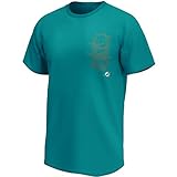 Fanatics Miami Dolphins Triple Logo NFL Shirt Aqua - M