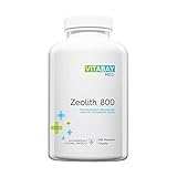 Vitabay Zeolith 800 • 240 vegane Kapseln • Über 90% Klinoptilolith • Tribomechanisch mikronisiert und aktiviert • Pharmaqualität • Organisch • Nicht tox