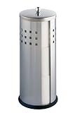 WENKO Toilettenpapier-Ersatzrollenhalter Ancona matt Edelstahl - Ersatzpapierrollenhalter, Edelstahl rostfrei, 13 x 34 x 13 cm, M