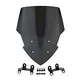 Universal Motorrad Windschutzscheibe Motorrad fit For Yamaha MT- 15 MT15 2019 2020 Windschutzscheiben Windschutzscheibenschildschirm mit Halterung Windschutz Windabweiser Motorrad Windschutzscheib