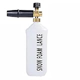 Schaumdüse Schaumgenerator Schneeschaumlanze Foam-Kanone für Brasilien WAP TEKNA JACTO ELECTROLUX Michelin-Druckreins-Waschmaschine (Color : Gold)