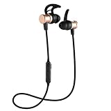 AERJMA Drahtlose Sports Bluetooth Headset In-Ear Subwoofer Magnetische Saugkopfset Rauschunterdrückung Eingebautes Mikrofon Mobiltelefon Universal G
