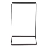 YIHEXUANkeji Multifunktionaler tragbarer Eisen-Haushalts-Kleiderbügel, Aufbewahrungsständer-Halter-Stand-Organizer, aus hochwertigem Eisenmaterial, stabile Basis, zweireihiges Desig