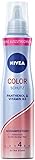 NIVEA Color Schutz Schaumfestiger Extra Stark (150 ml), pflegender Haarschaum mit Panthenol & Vitamin B3, Volumenschaum für Farbschutz & 24h H