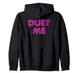 Funny Duet Me Tik Toker Social Media Meme Lila Glitter Kapuzenjack