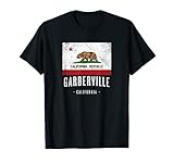 GARBERVILLE California | Stadt CA USA Kalifornien Flagge - T-S