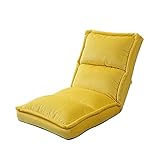 LXLTL Klappsofa Klappbar, Bodensofa Schlaf- & Liegefunktion, Einzelsofa Mit Mit Verstellbarer Rückenlehne, Bodenstuhlsofa Gepolstert, Liegesessel Haus & Büro,Y,5 Position Adjustab