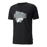 PUMA Herren Summer Graphic Tee T-Shirt, schwarz, M