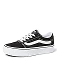 Vans Damen Ward Platform Sneaker, Schwarz (Canvas) Black/White 187, 37 EU