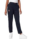 hummel Action Cotton Pants Damen SweatPants, Dark Sapphire/Fiesta, S