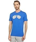 Michael Kors MMK Logo Aviator Tee Tide Blue MD