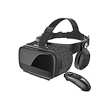 WGLL VR. Headset, virtuelles Reality-Headset, VR. Gläser für 4,5-6,2-Zoll-Bildschirmtelefon, VR. Brille für 3D VR. Filme Videospiele für T