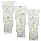 Pere Marve Aloe Vera Gel Pur Natura Canaria Haut Feuchtigkeitscreme 3x 100