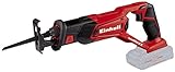 Einhell TE-AP 18 Li-Solo Akku-Universalsäge, 18 V Systemakku (2.600 1/min max. Hubzahl, 100mm max. Schnitttiefe, Lieferung o. Akku und Ladegerät), Schwarz/R