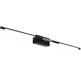 Wandleuchte Moderne LED Wandlampe montierte Waage Wandleuchte Wasserdichte Badezimmerschrank Licht LED Make-up Spiegel Wandleuchten Wandlampe ( Color Temperature : Cool White , Größe : Black x Gold )